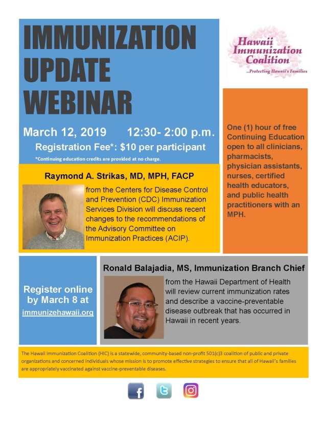 immunization update flyer